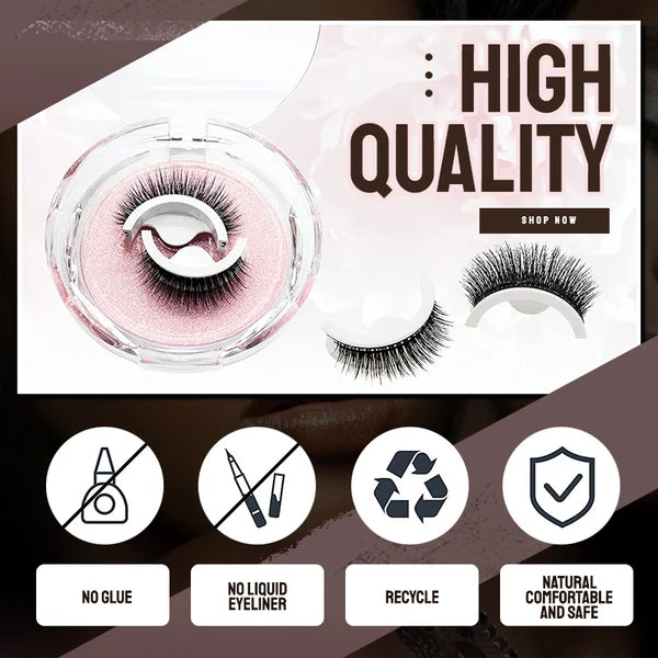 WATERPROOF !SELF-ADHESIVE EYELASHES