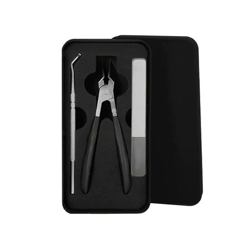 🔥 Anti-Splash 25° Slant Edge Nail Clipper 3-Piece Set