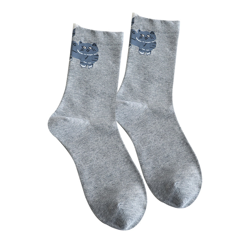 🔥Best Seller🔥Cute Cartoon Cat Crew Socks