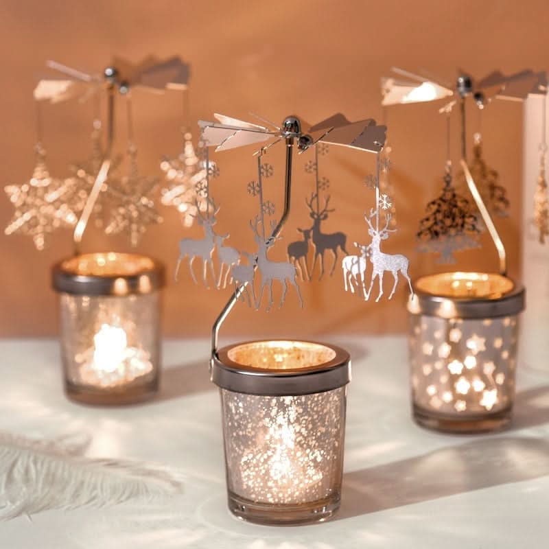 Rotating Scented Candle Holder