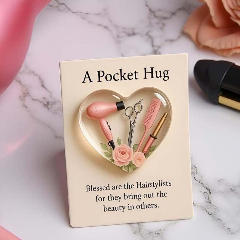 Heart Pocket Hug for Hair Stylists