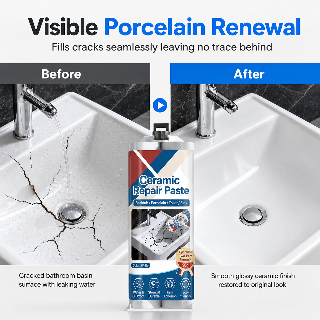 ๐ Ceramic Tile Repair Paste โ Restore Cracks & Chips Easily With A DIY Waterproof Repair Solution ๐ ๏ธ