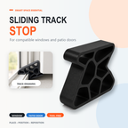 🎁🚪✨ Less Slamming--Secure Track Door Stop