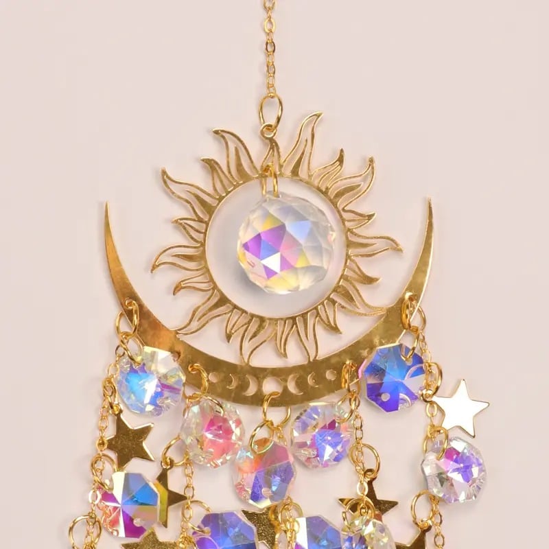 🌈Crystal Sun Catcher, lndoor Outdoor Decor for Window Bedroom Courtyard Garden☪️