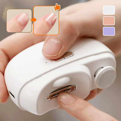 🔥3 in 1 Automatic Electric Nail Clipper with Polishing【Safe and convenient】