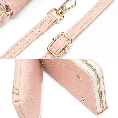 🔥Women Sling Cross-Body Wallet with Mobile Cell Phone Holder