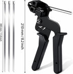 🔥 304 Stainless Steel Zip Tie Kit | 4X Stronger Than Plastic | 42% OFF Pro Tool!