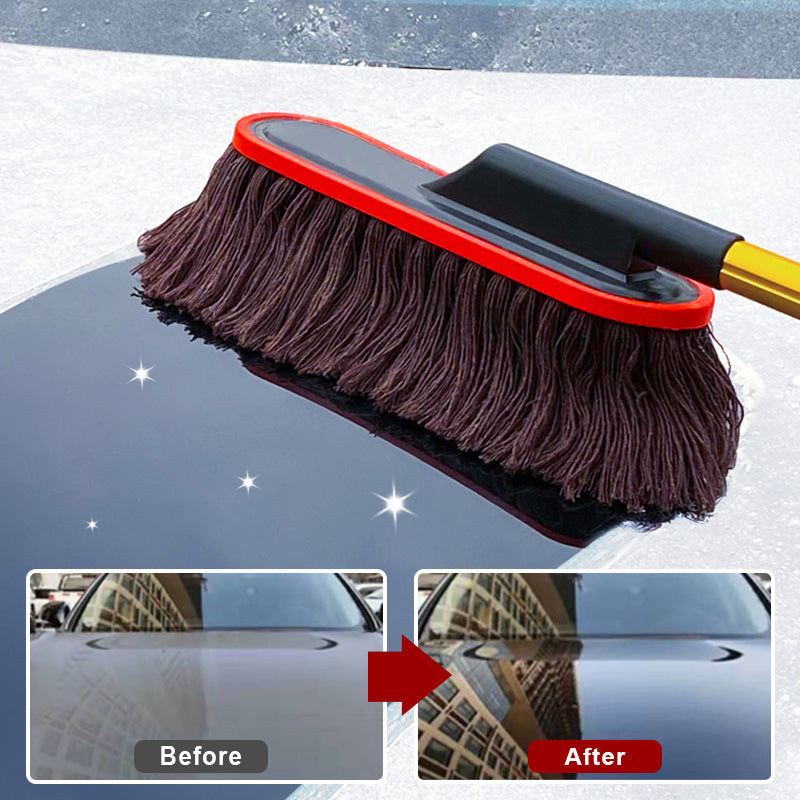 【Practical Gift】Car Duster with Extendable Telescoping Handle
