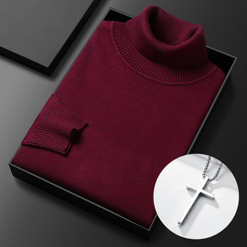✨Men's Solid Color Premium Turtleneck Sweater
