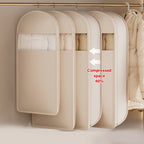 Space Saving Hanging Garment Bag with Self Compression Zipper