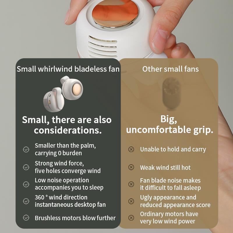 ❄️💨360° Rotatable Portable Mini Clip-on Fan