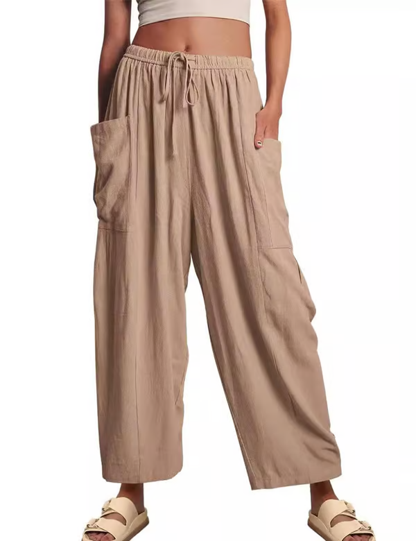 👖Women's Linen Casual Wide Leg Pants