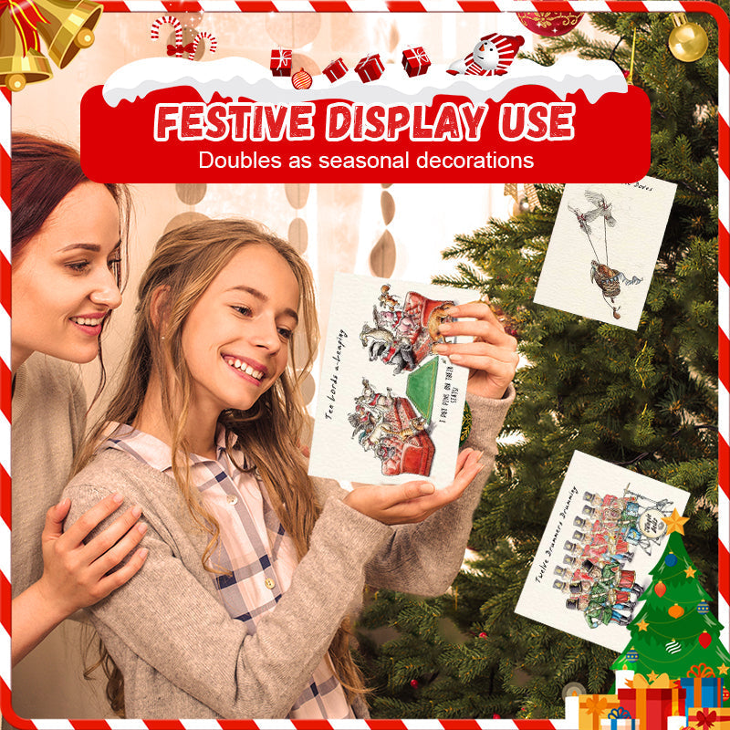 🎄Twelve Days of Christmas Cards Set