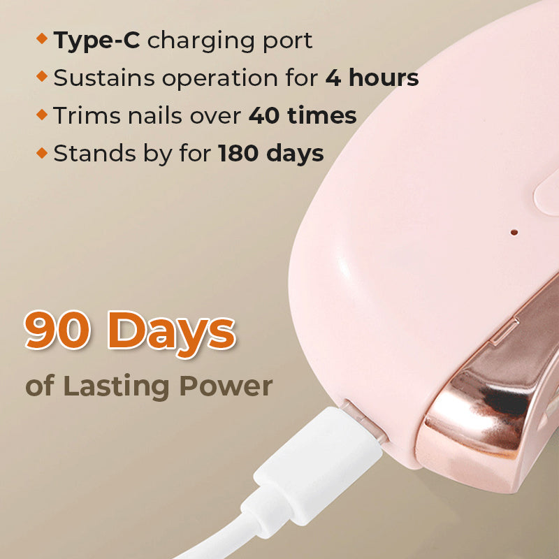 🔥3 in 1 Automatic Electric Nail Clipper with Polishing【Safe and convenient】