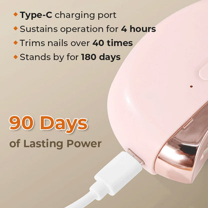 🔥3 in 1 Automatic Electric Nail Clipper with Polishing【Safe and convenient】