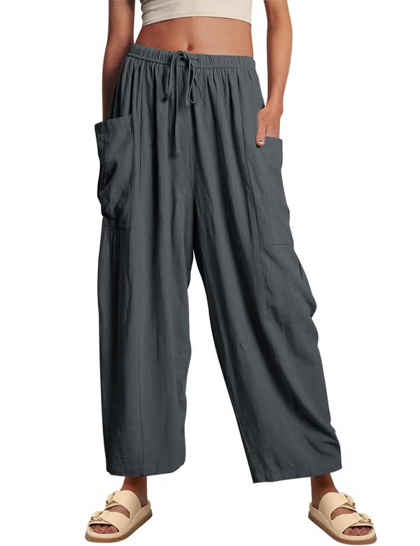 👖Women's Linen Casual Wide Leg Pants
