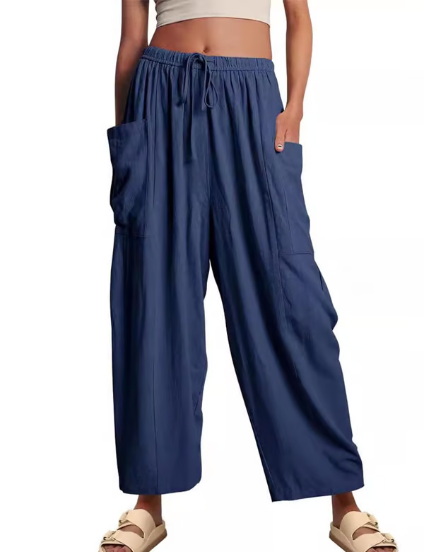 👖Women's Linen Casual Wide Leg Pants