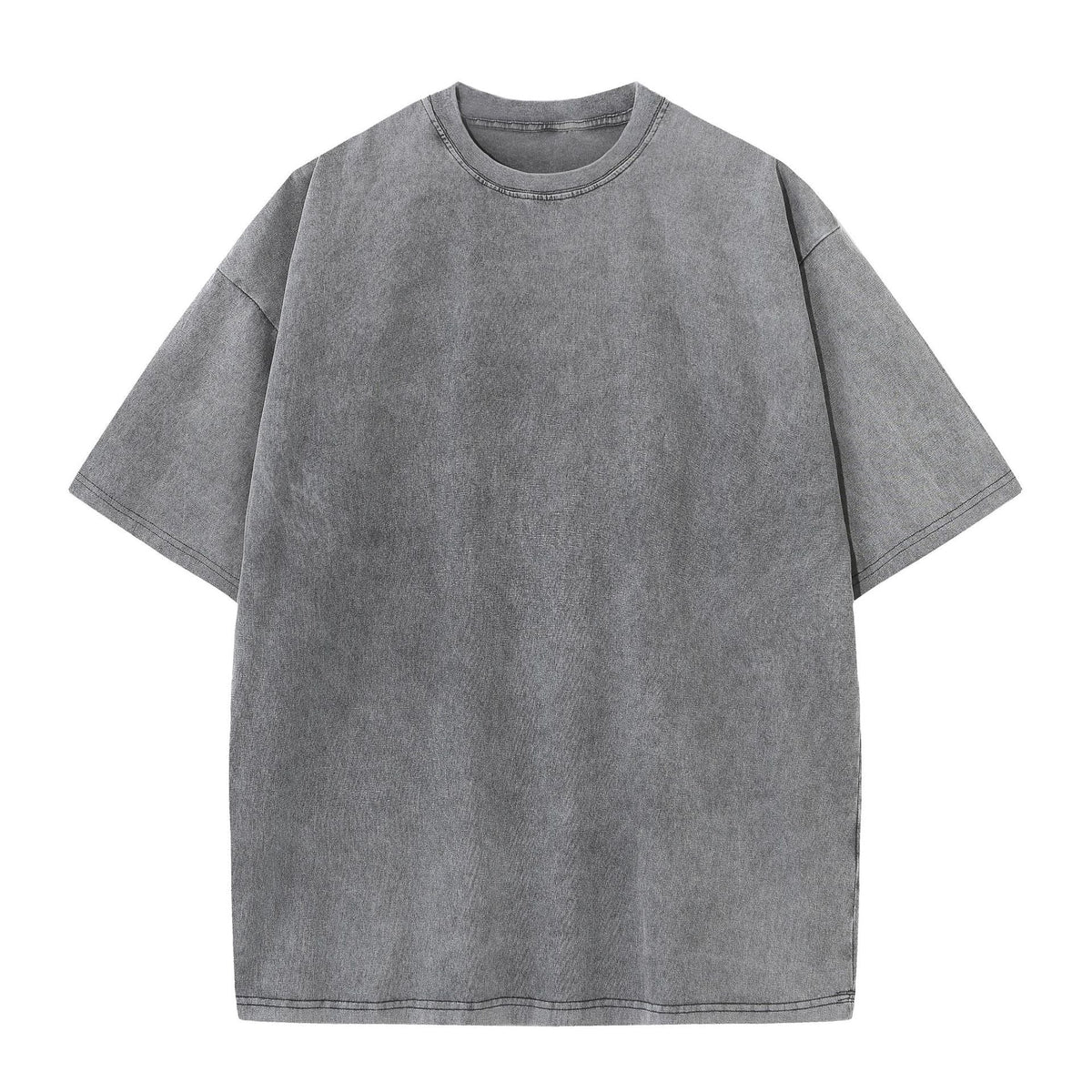 🔥Loose Vintage Solid Color Short Sleeve Top