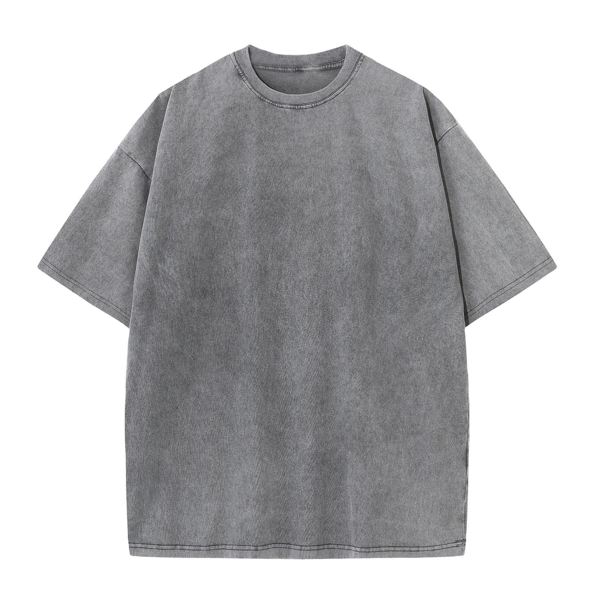 🔥Loose Vintage Solid Color Short Sleeve Top
