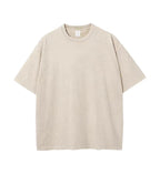 🔥Loose Vintage Solid Color Short Sleeve Top