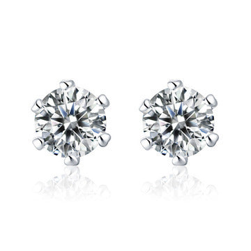 💎Moissanite Sparkle Ear Studs – Brilliant shine, hypoallergenic & perfect for daily elegance or gifting 💍