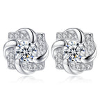 💎Moissanite Sparkle Ear Studs – Brilliant shine, hypoallergenic & perfect for daily elegance or gifting 💍