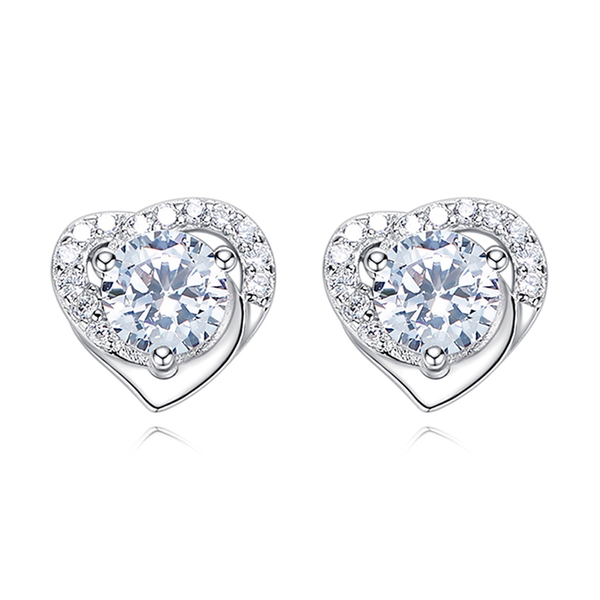 💎Moissanite Sparkle Ear Studs – Brilliant shine, hypoallergenic & perfect for daily elegance or gifting 💍