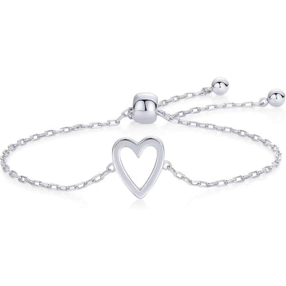 💖Matching Heart Charm Bracelet Set
