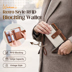 Women's RFID Blocking Leather Wallet