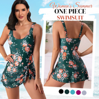 💃Women's One Piece Tummy Control Tie Knot Swimsuit
