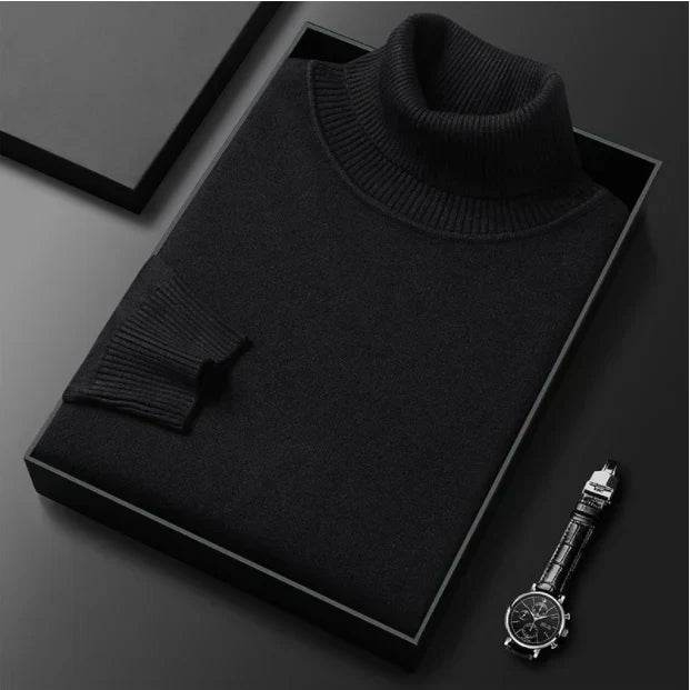 ✨Men's Solid Color Premium Turtleneck Sweater