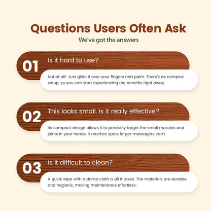 Bian Stone Finger & Palm Roller Massager