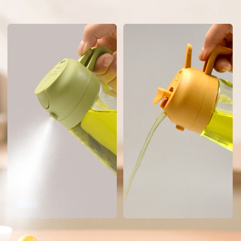 🍳🔥 2-in-1 Glass Oil Sprayer – Spray & dispense in one ✨