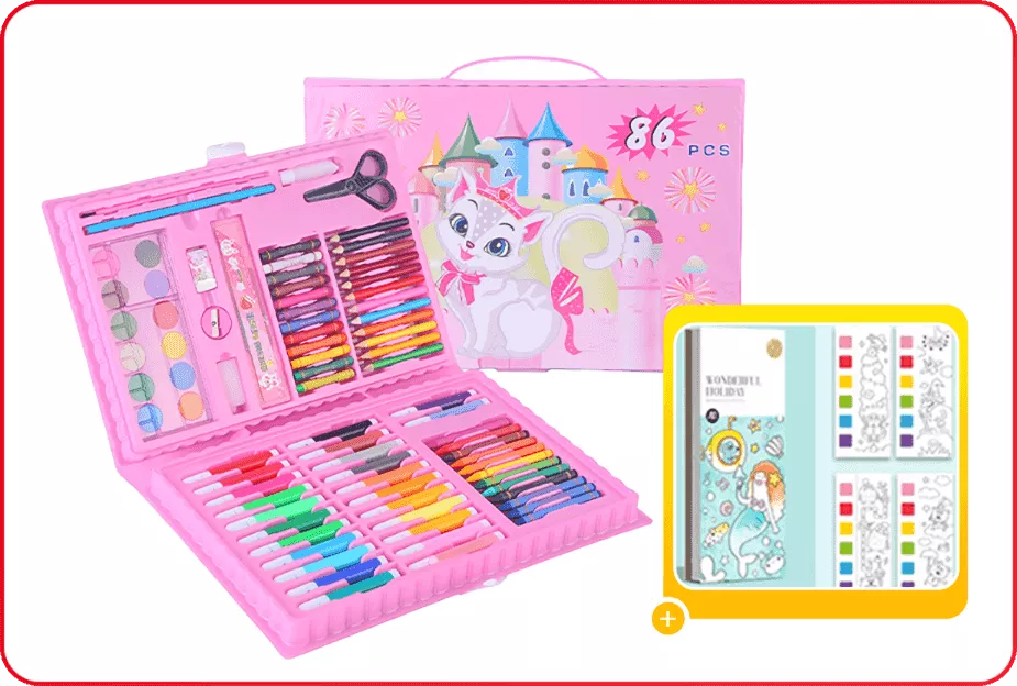 💗Deluxe 6-In-1 Art Creativity Set🎁The Best Present For Kids