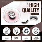 WATERPROOF ！SELF-ADHESIVE EYELASHES