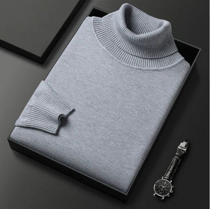 ✨Men's Solid Color Premium Turtleneck Sweater