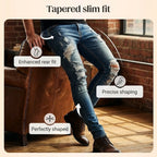 Men's Stylish Ripped Skinny Jeans