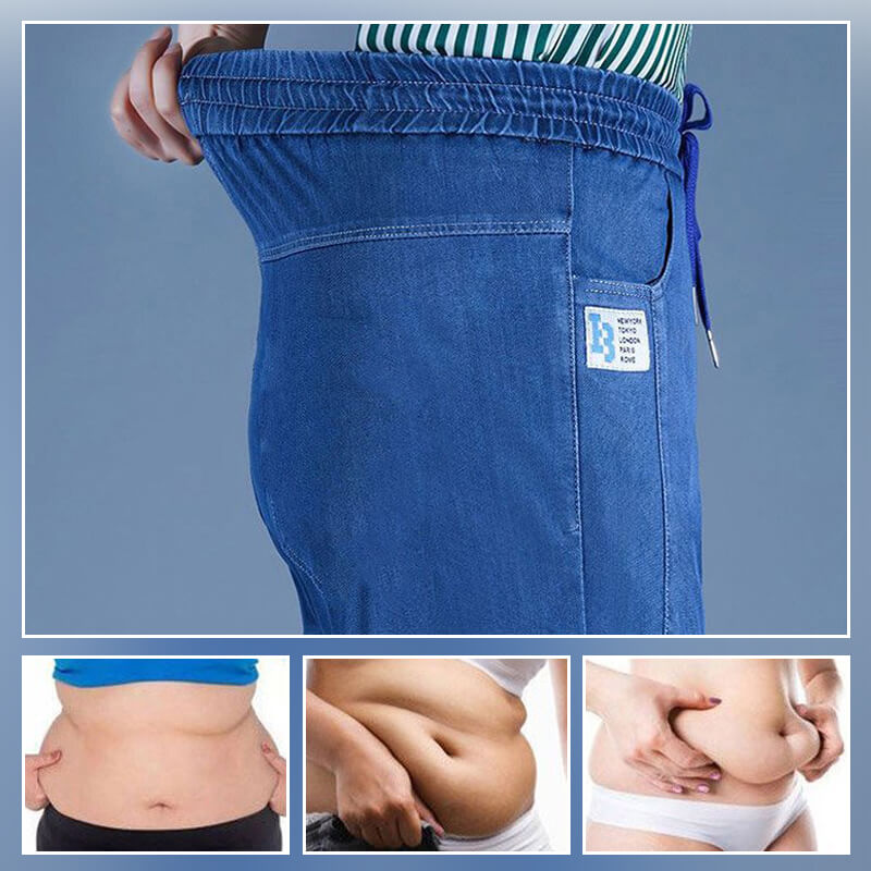 🔥Slim Casual Straight Ice Silk Jeans👖