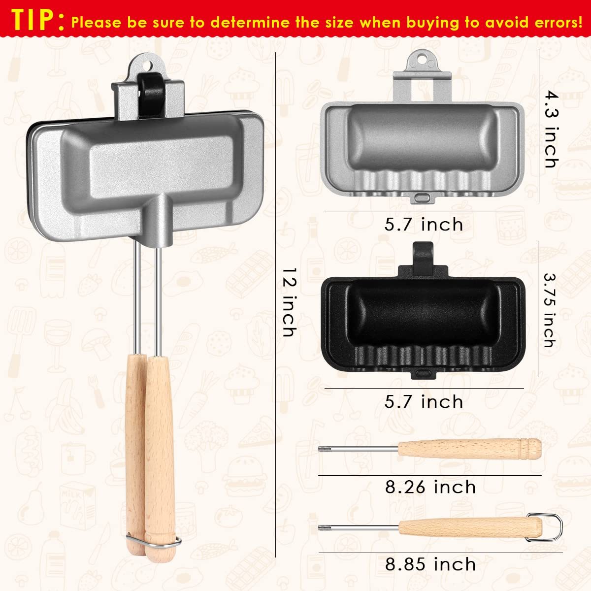 Hot sale-Removable Sandwich Pan