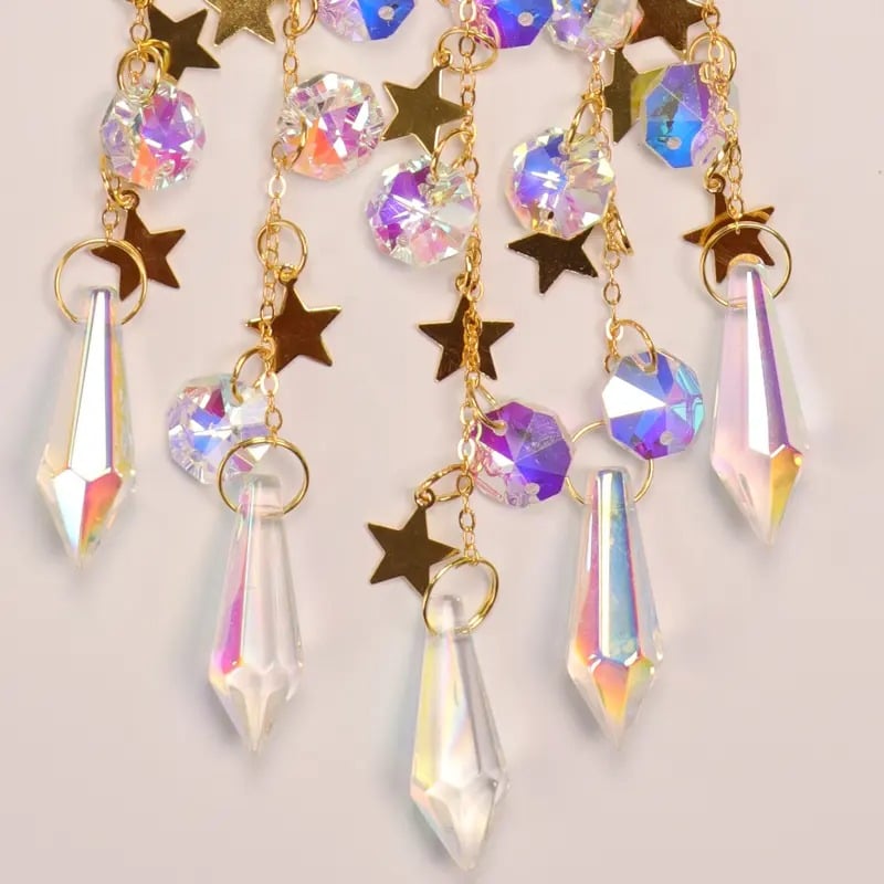 🌈Crystal Sun Catcher, lndoor Outdoor Decor for Window Bedroom Courtyard Garden☪️