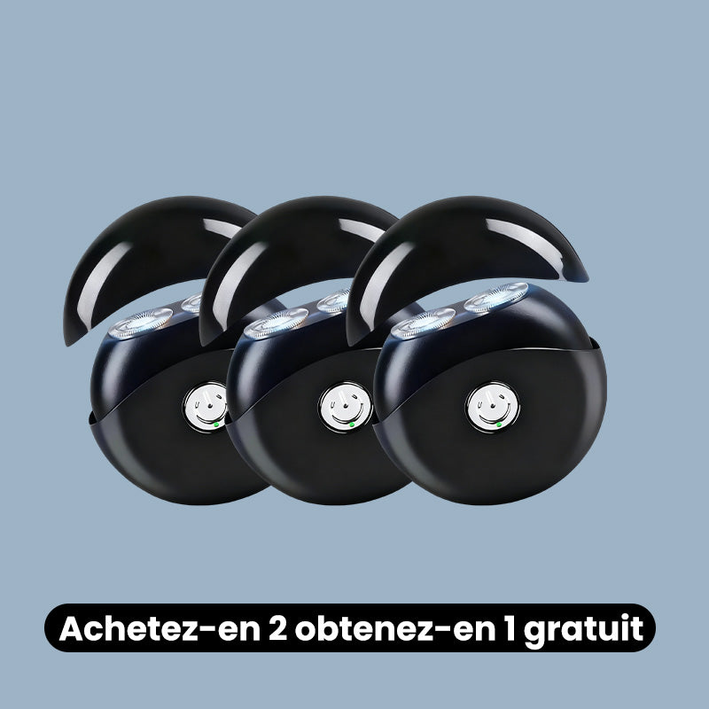 ✨ Portable Multifunctional Electric Shaver – Dual ring blades, IPX4 waterproof and compact UFO design 🪒⚡