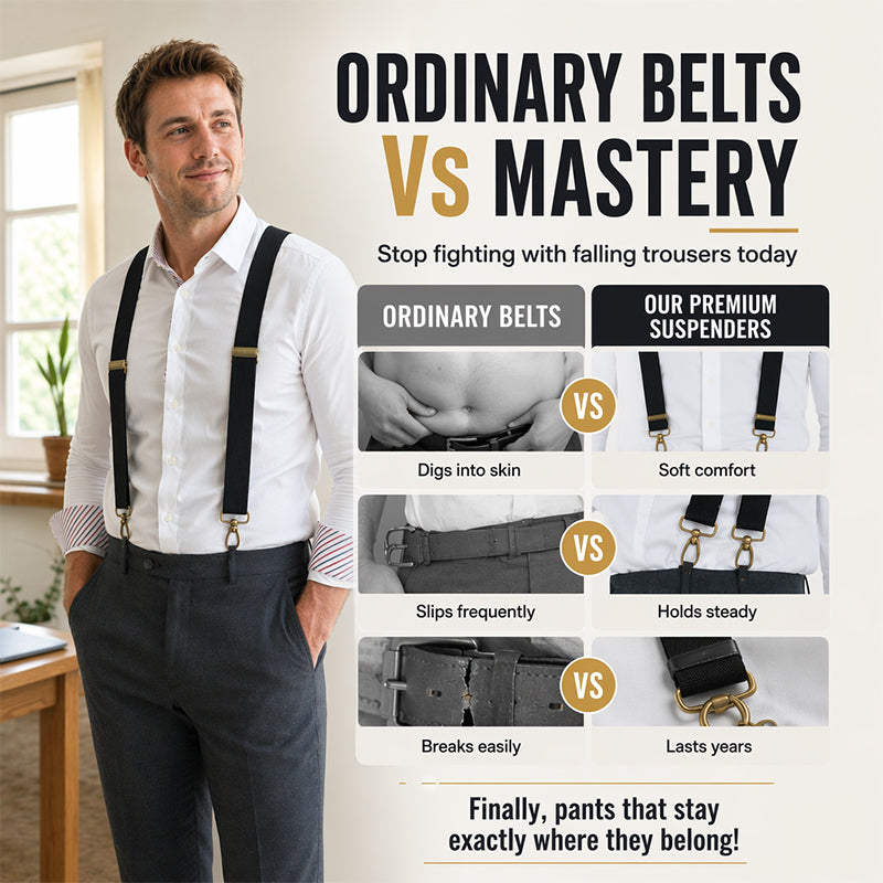 Universal X-Shaped High-Elastic Suspenders