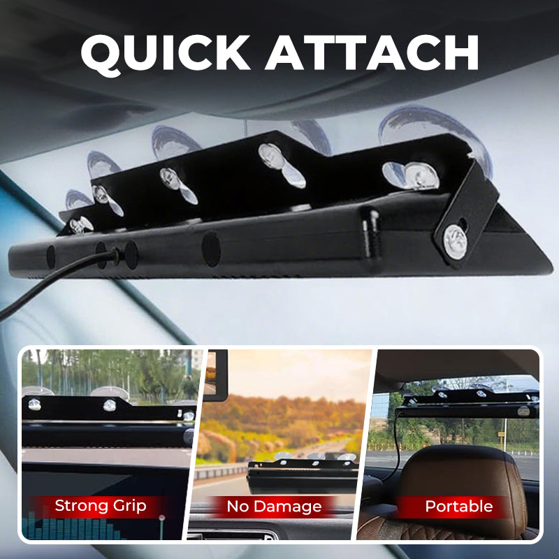 Windshield Suction Cup Strobe Warning Light for Vehicles🚗