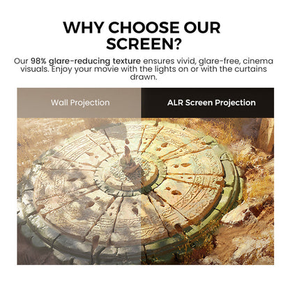📺  High Definition Projection Screen - 120-inch Diagonal with Matte White Surface for Crystal Clear Home Cinema Experience 🎬🌟