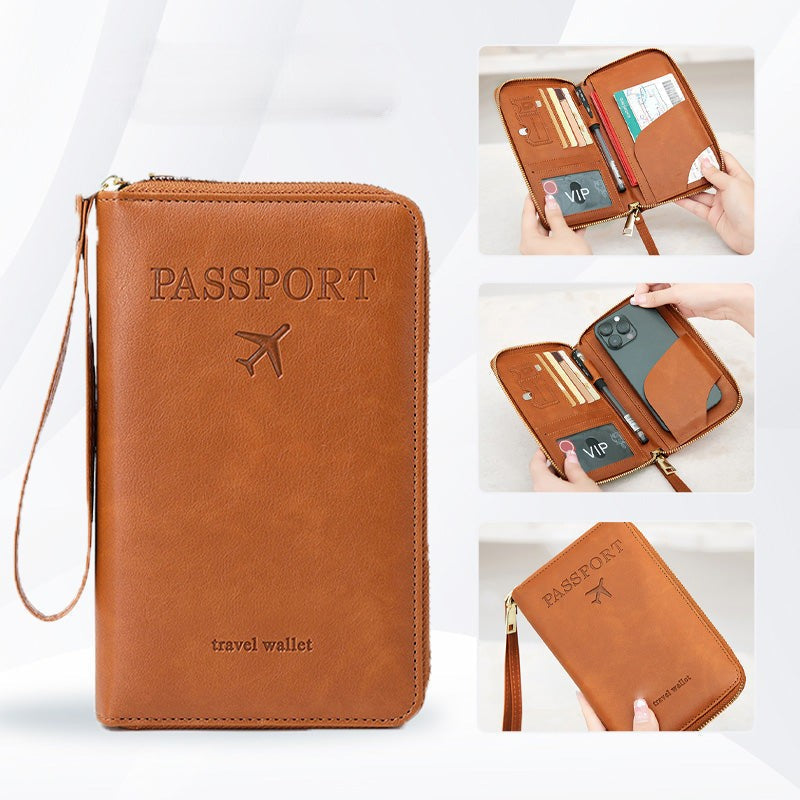 Multifunctional RFID Passport Wallet