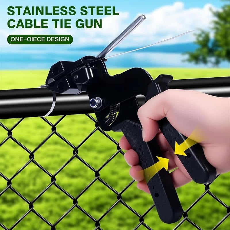 🔥 304 Stainless Steel Zip Tie Kit | 4X Stronger Than Plastic | 42% OFF Pro Tool!