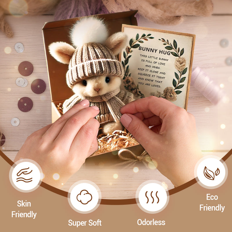 BUY 3 GET 1 FREE - Handmade🐇Mini Bunny Hug Cute Gift🎁