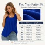 🔥Women's Square Neck Sleeveless Vest T-Shirt