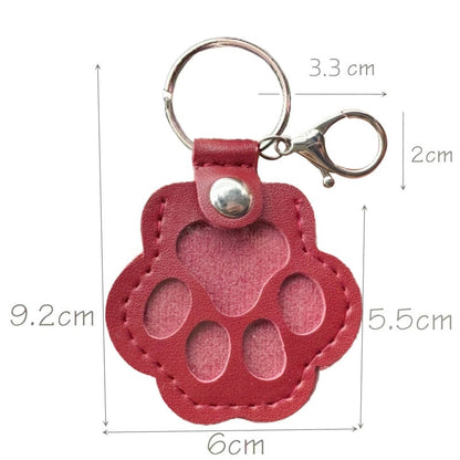 💖 Leather Key Rings To Remember Your Pet - 🐾 Always keep the memory close to yourself