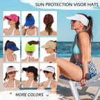 Women's UPF 50+ UV Protection Sun Visor Hat